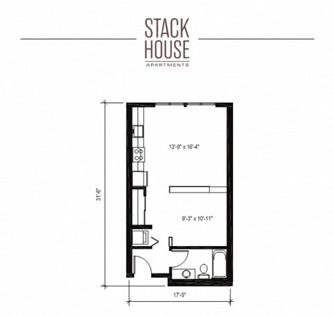 Stack House Apartments in Seattle, Washington S41 Floor Plan